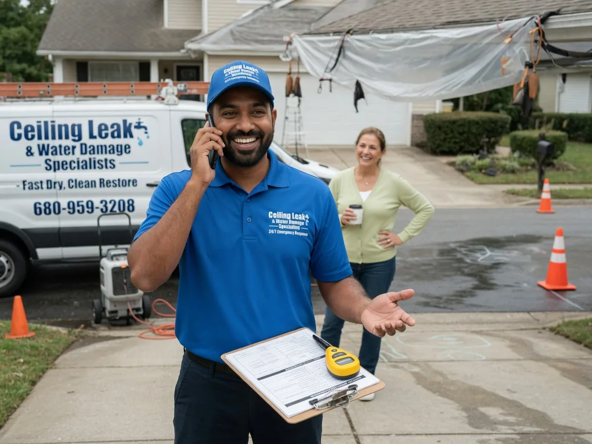Ceiling Leak Cleanup Carbondale, KS FAQs